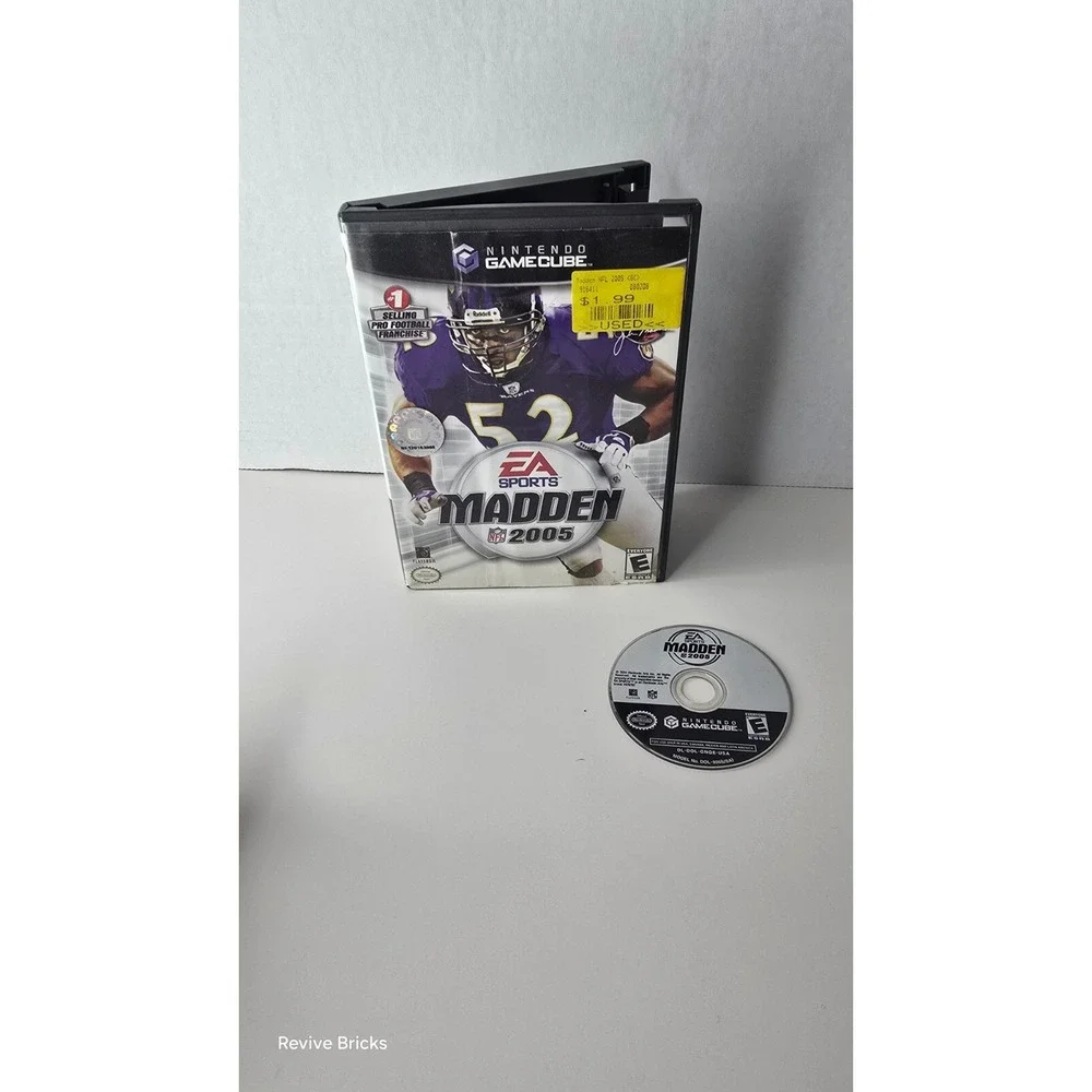Madden NFL 2005 Nintendo GameCube , 2004 Game and Case Tested‎ and Working Great
